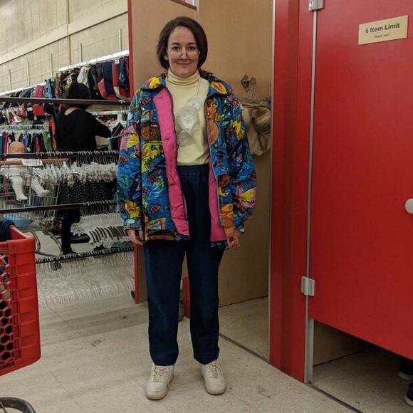 Coat with lots of colors and sequins - Picture 3 of 3